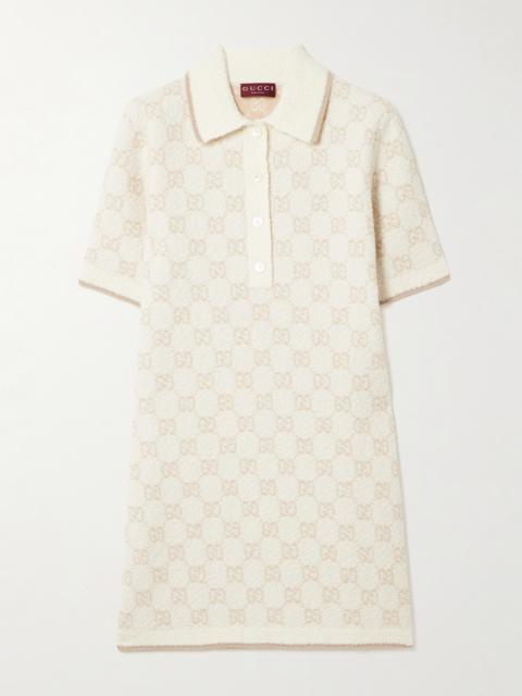 Instaria-knit Wool-blend Bouclé Mini Dress