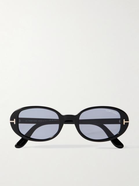 Iggy Oval-frame Acetate Sunglasses