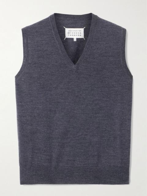 Wool vest Navy