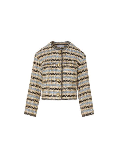 SUMIRA METALLIC TWEED JACKET