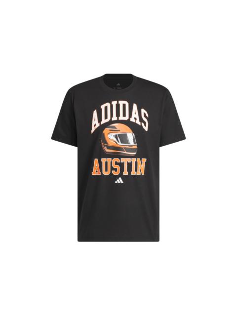 adidas Austin Helmet Tee Black
