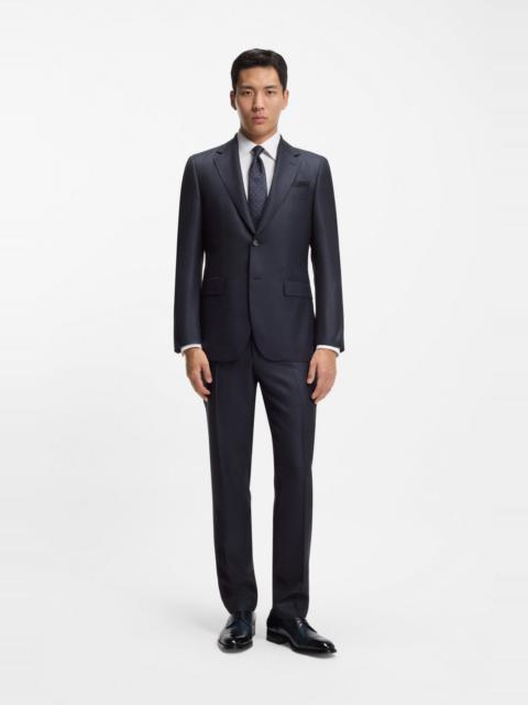 TWO-PIECE REGULAR-FIT SUIT IN VIRGIN WOOL AND SILK