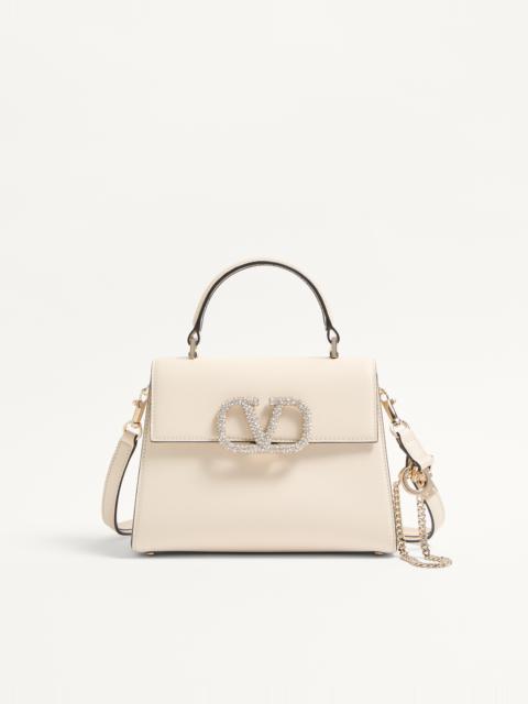 SMALL VSLING HANDBAG WITH JEWEL EMBROIDERY