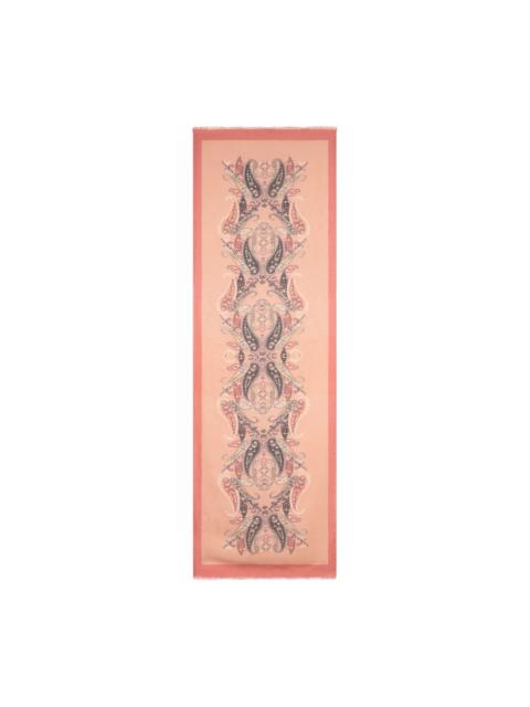 paisley-jacquard scarf