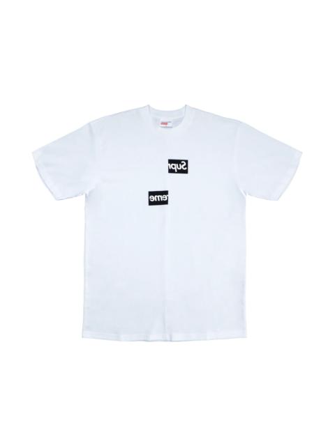 Supreme Comme des Garcons SHIRT Split Box Logo Tee White