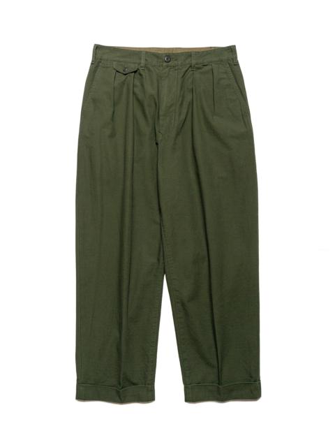 Lost & Found 2Pleats Cotton Ripstop Olive