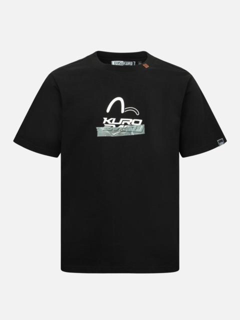 Logo and Tape Print Regular Fit T-shirt