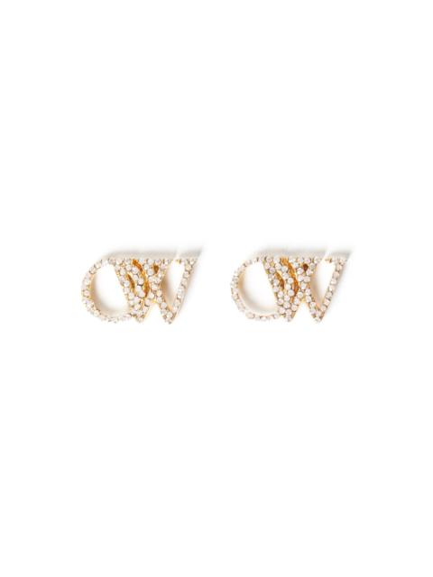 Strass Ow Earrings