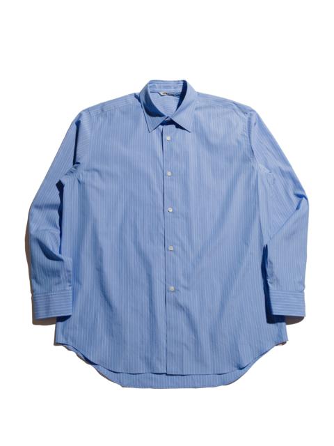 Suvin High Count Cloth Stripe Shirt Blue Stripe