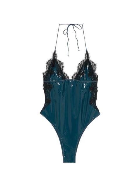 lace-trim swimsuit