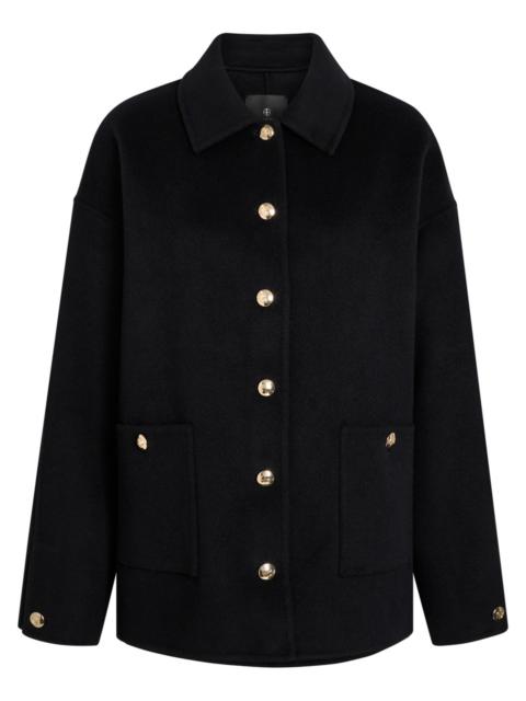 Anine Bing Luca Wool and Cashmere-blend Jacket