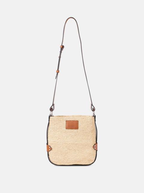 Bayia Mini raffia shoulder bag