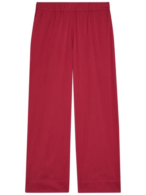 Max Mara Pece Wide-leg Cotton Trousers