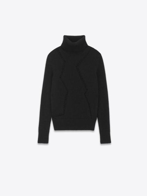 turtleneck sweater in wool