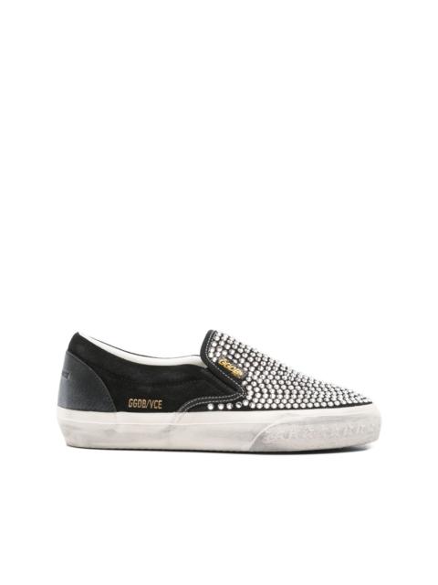 VCE crystal-embellished slip-on sneakers