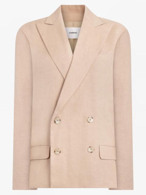 DOUBLE BREASTED JACKET | WHEAT