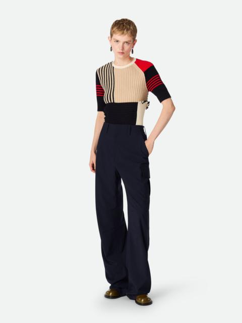 Fine Wool Cargo Trousers