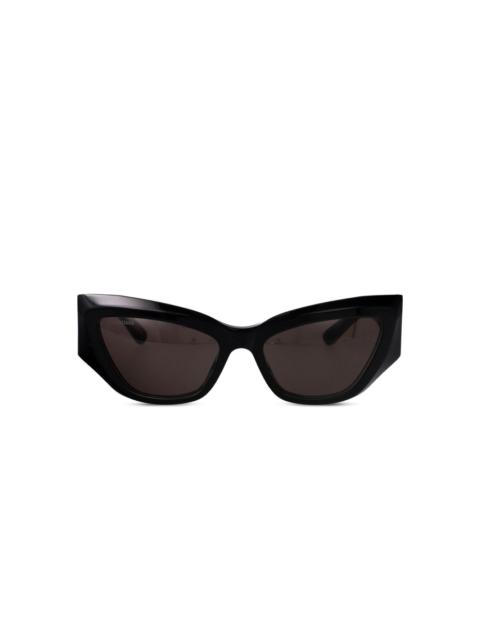 bb-logo geometric-frame sunglasses