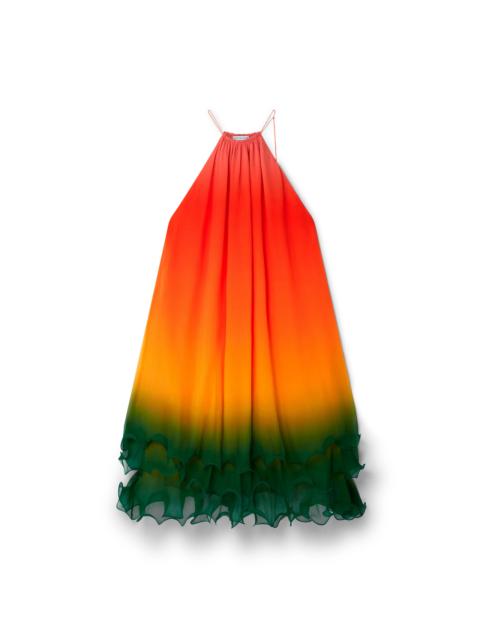 Rainbow Gradient Cocktail Dress