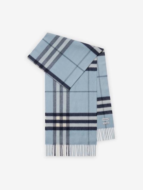 Check Cashmere Scarf
