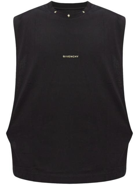 embroidery-detail vest