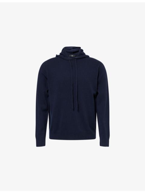 Regular-Fit Knitted Cashmere Hoody