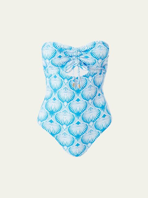 Lotus Lucca Strapless One-Piece Swimsuit