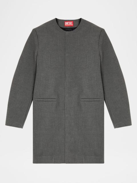 Men's Long Neoprene Coat