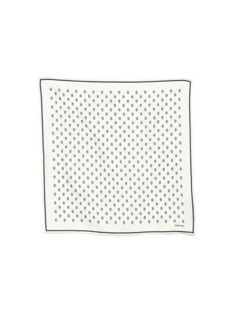 paisley-print pocket square