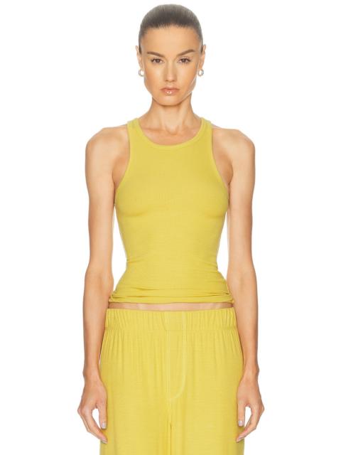 High Neck Fitted Tank Top