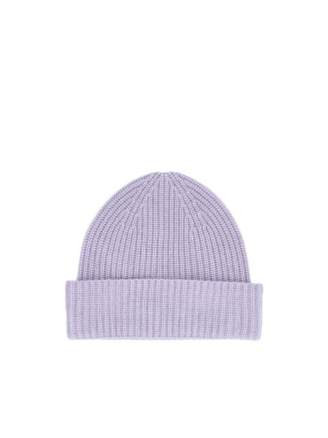 ribbed beanie hat