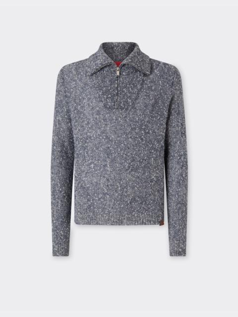 Cashmere and silk knit