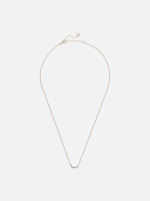 14kt gold (585/1000) necklace with diamonds