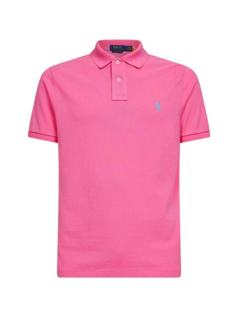 Baja pink The Iconic Mesh polo shirt