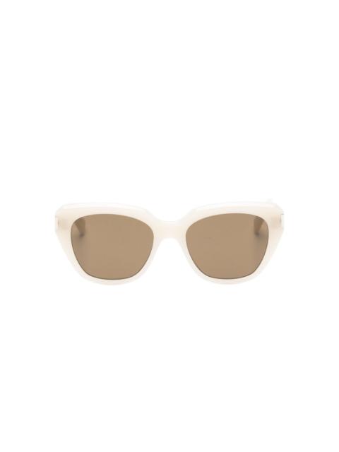 geometric-frame sunglasses