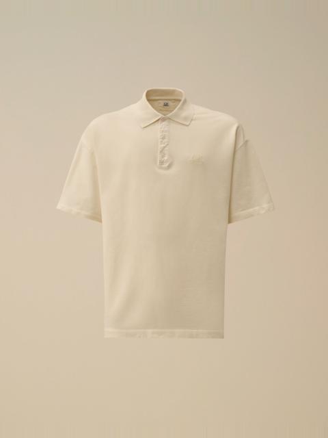 Micro Pattern Jersey Jacquard Polo