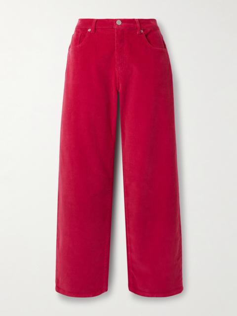 Marilyn Cotton-blend Corduroy Wide-leg Pants
