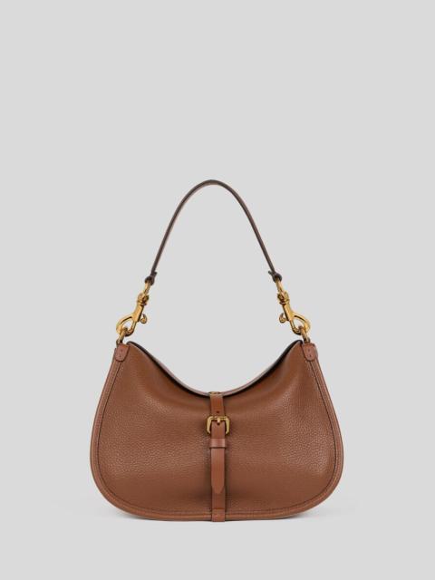 MEDIUM LEATHER PONY BAG