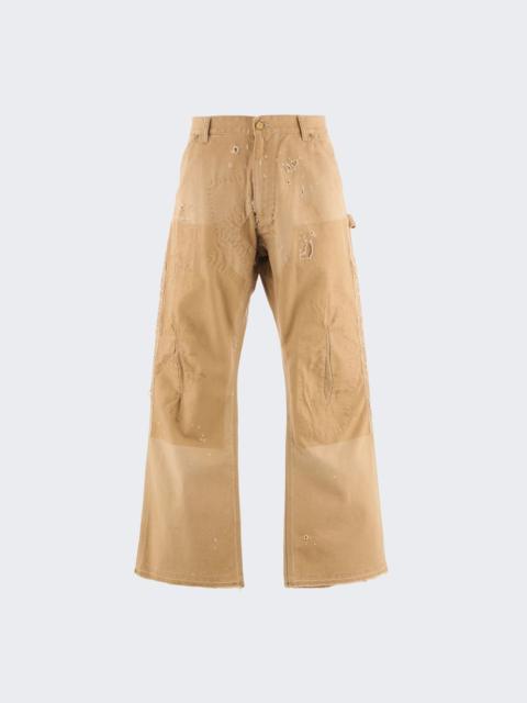 Double Knee Pants Beige