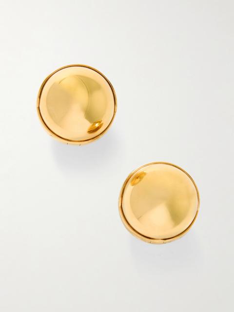 Sphere Gold-tone Earrings