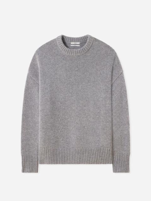 Boyfriend Crew Sweater in Wool Cashmere