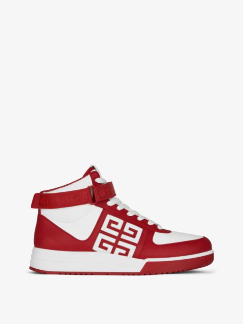 G4 HIGH TOP SNEAKERS IN LEATHER