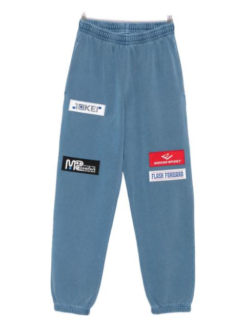 logo-embroidered track pants