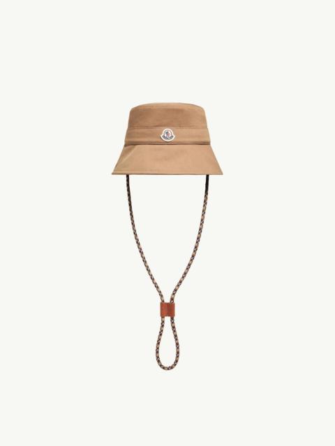 Logo Cotton Gabardine Bucket Hat
