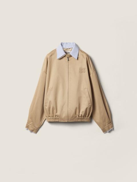 Chino blouson jacket