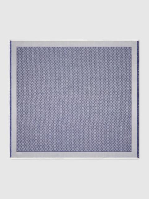 GG silk wool shawl