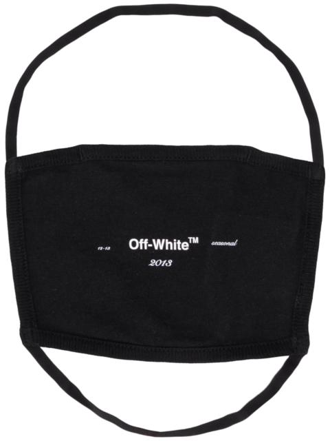 logo-print face mask
