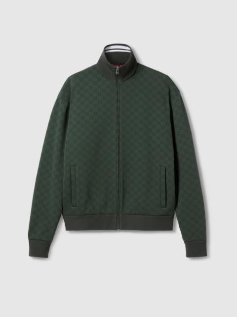 GG technical jersey zip jacket