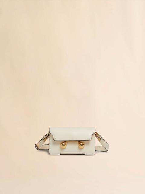 CREAM LEATHER TRUNKAROO MINI SHOULDER BAG