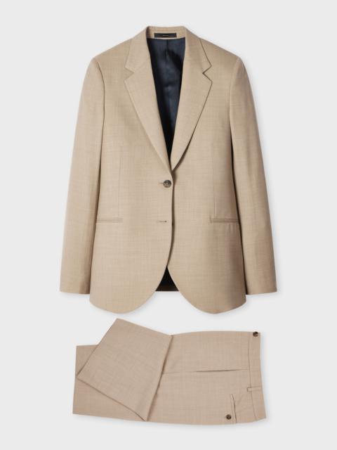 Women's A Suit To Travel In - Stone Wool Bootcut Suit